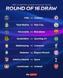 Champions League Last-16 Draw Throws Up Mouth-Watering Ties for English Sides