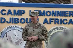 American soldiers from Djibouti base now sheltering at Entebbe Airport