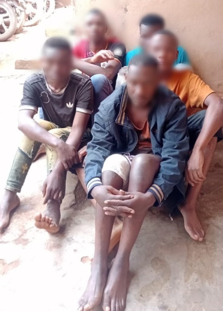 Police arrest six suspects over panga-wielding robberies in Kabowa