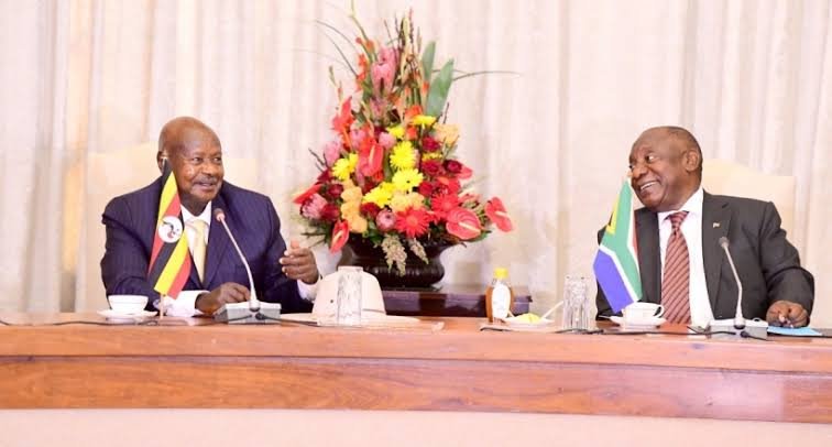 Museveni engages Ramaphosa over xenophobic attacks in South Africa Museveni engages Ramaphosa over xenophobic attacks in South Africa