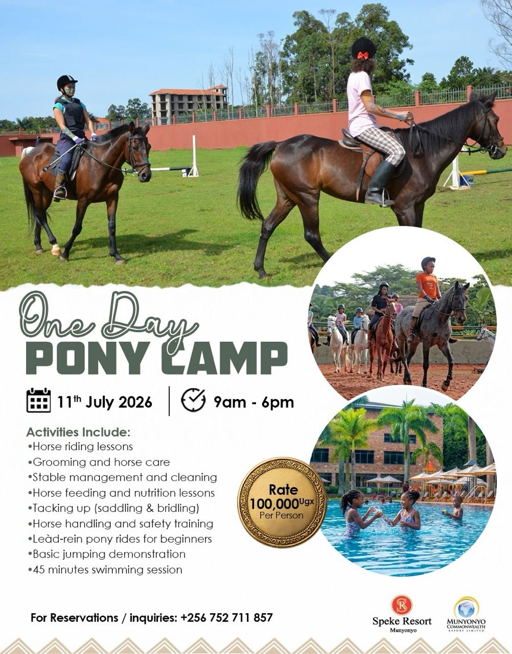 Speke Resort revives Popular Pony Camp to give children a day of horse riding, learning and fun