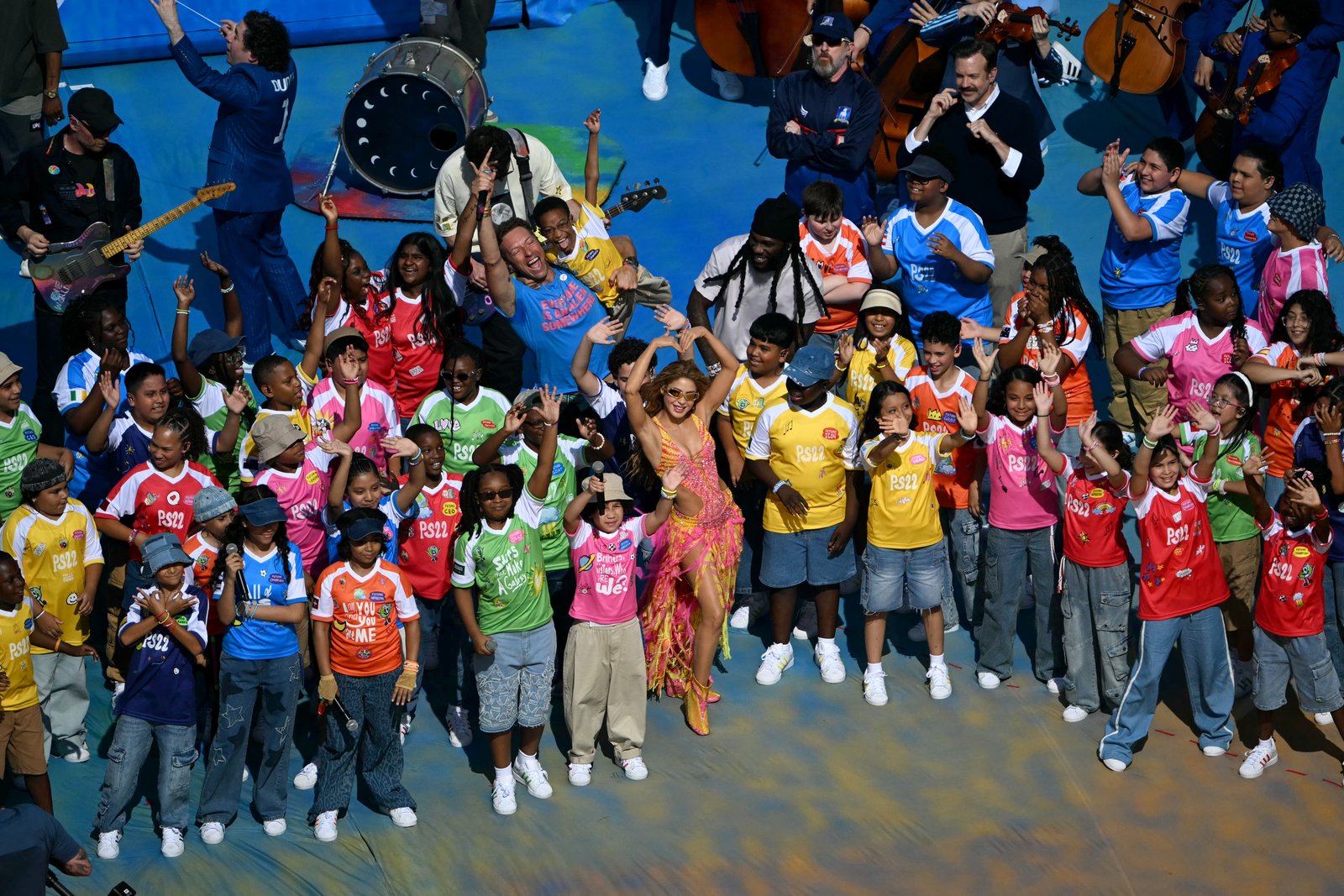 A cavalcade of international stars headlined the World Cup’s first-ever halftime final show A cavalcade of international stars headlined the World Cup’s first-ever halftime final show