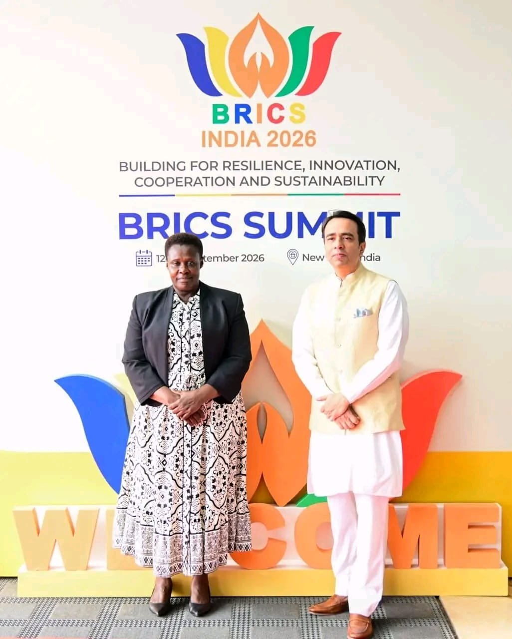 Vice President Jessica Alupo Arrives in India Ahead of the 18th BRICS Summit Vice President Jessica Alupo Arrives in India Ahead of the 18th BRICS Summit