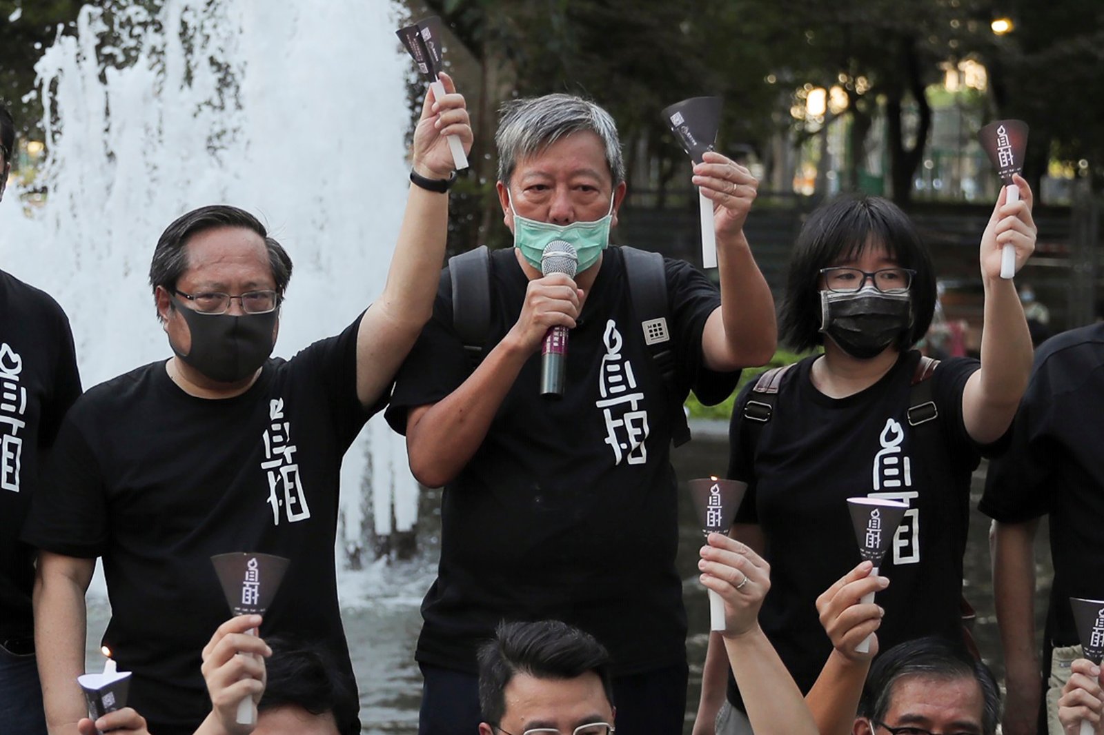 Hong Kong Court Sentences Three Tiananmen Vigil Organizers to Prison Hong Kong Court Sentences Three Tiananmen Vigil Organizers to Prison