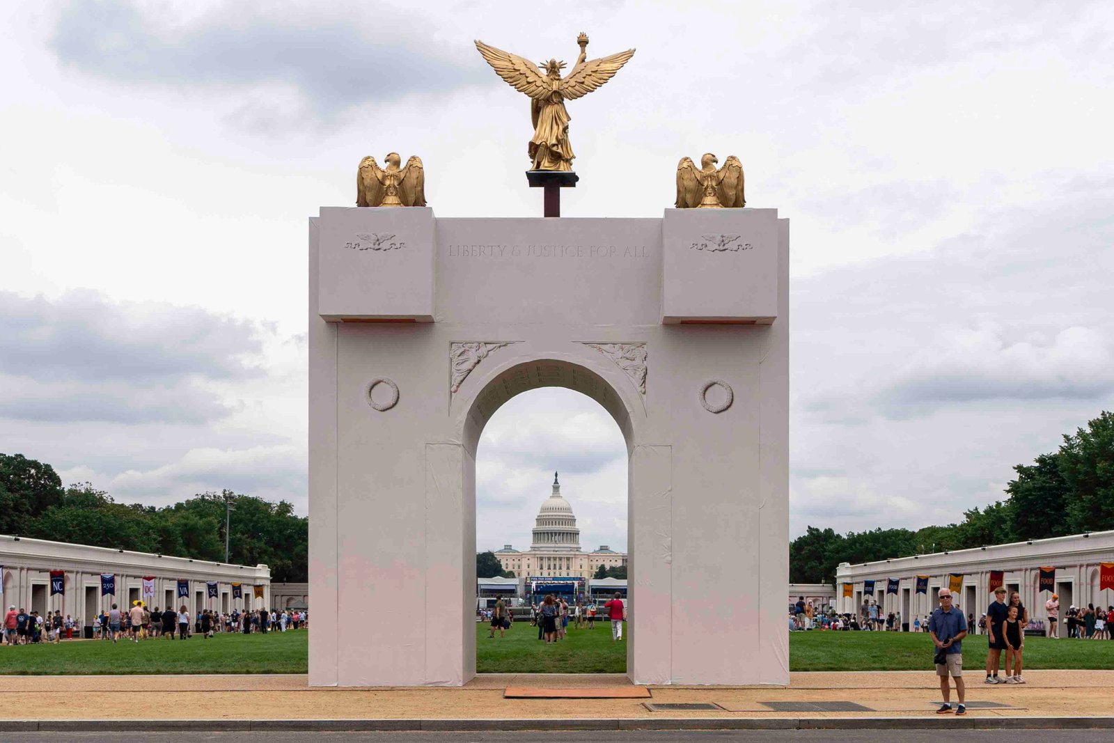 Trump Says His D.C. Arch Will Serve as ‘Military Complex’ with Snipers and Drones Trump Says His D.C. Arch Will Serve as ‘Military Complex’ with Snipers and Drones