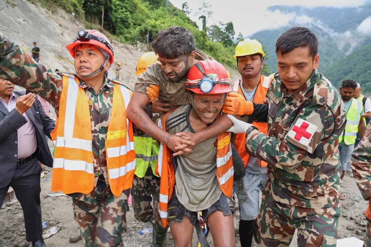 Two Trapped Workers Rescued After Nine Days in Nepal Hydropower Tunnel Following Devastating Floods Two Trapped Workers Rescued After Nine Days in Nepal Hydropower Tunnel Following Devastating Floods